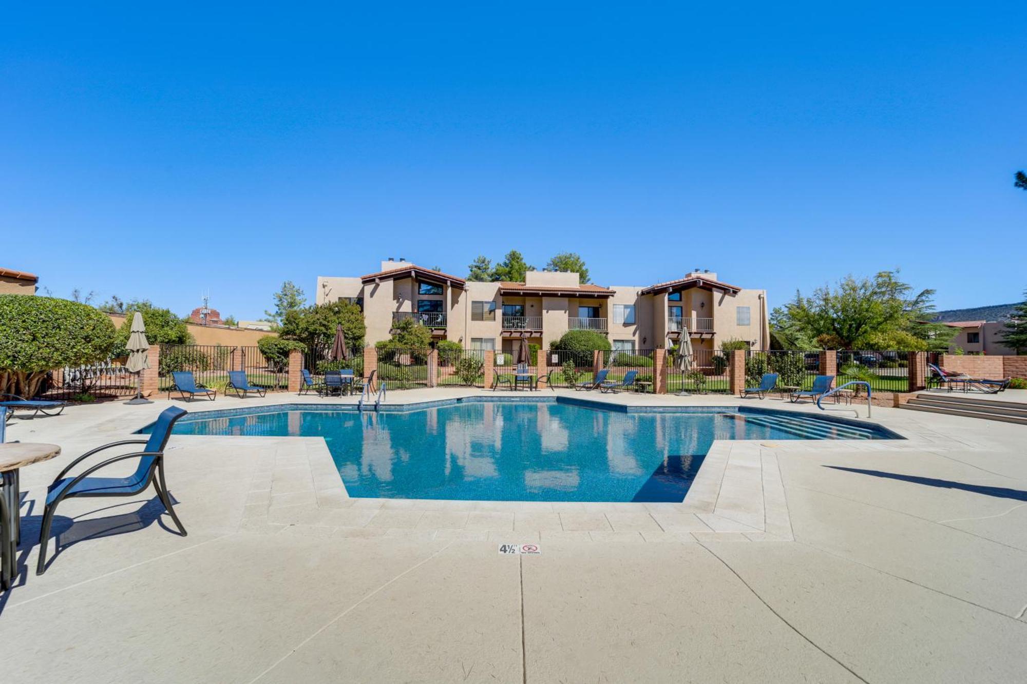 Sedona Condo Mtn Views, Balcony And Hot Tub Access Bagian luar foto